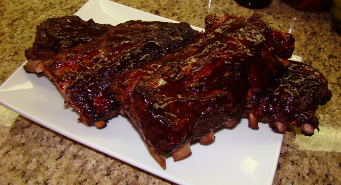 Simple Smoked Pork Ribs